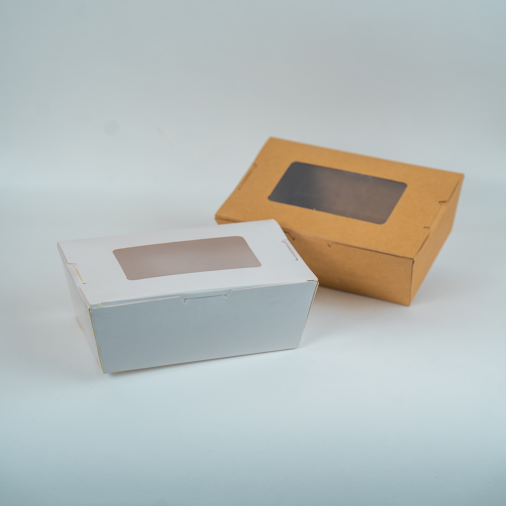 Lunch and food boxes with window lid