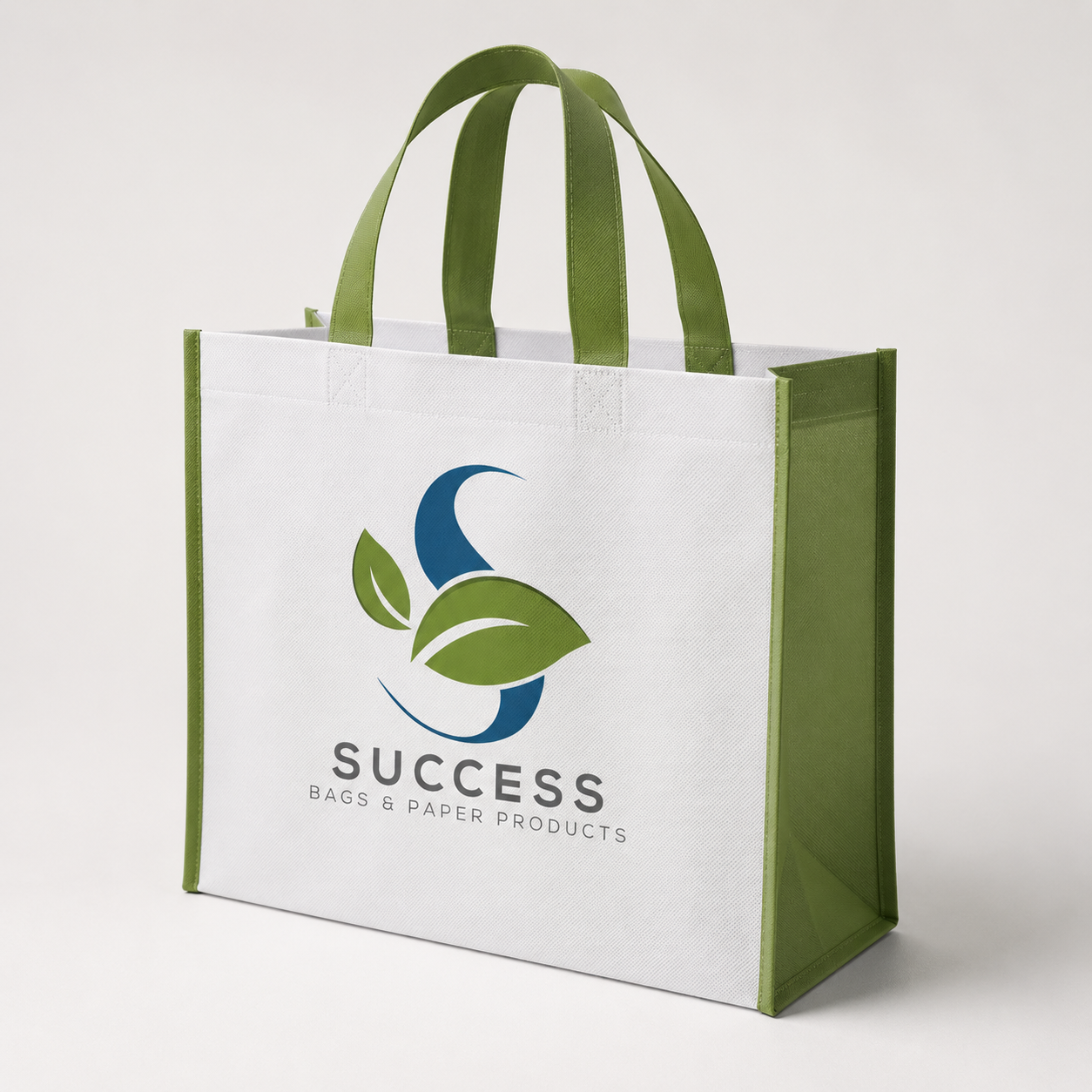 3-side gusset non-woven shopping bag